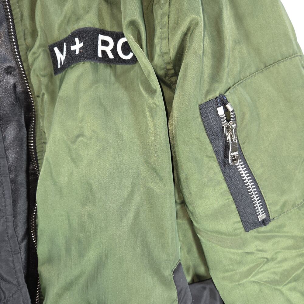 M+RC NOIR MA-1 Bomber Jacket Flight Jacket Large Green Cold Gorpcore Designer - Picture 3 of 10